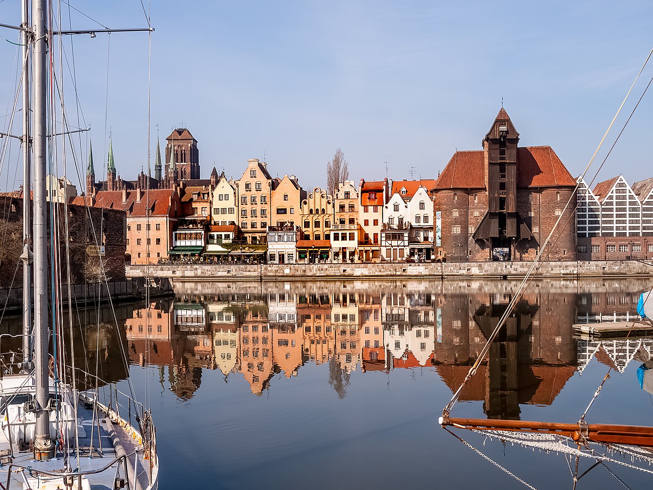 Danzig Krantor Lange Brücke-20070402-RM-094150