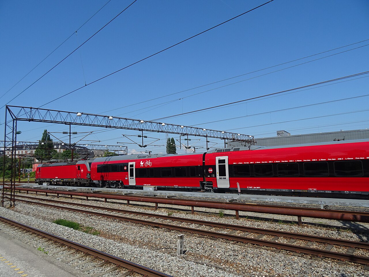 DSB EuroCity-Zug in Dänemark