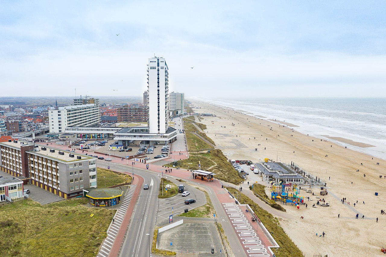 Strand von Zandvoort an der Nordsee