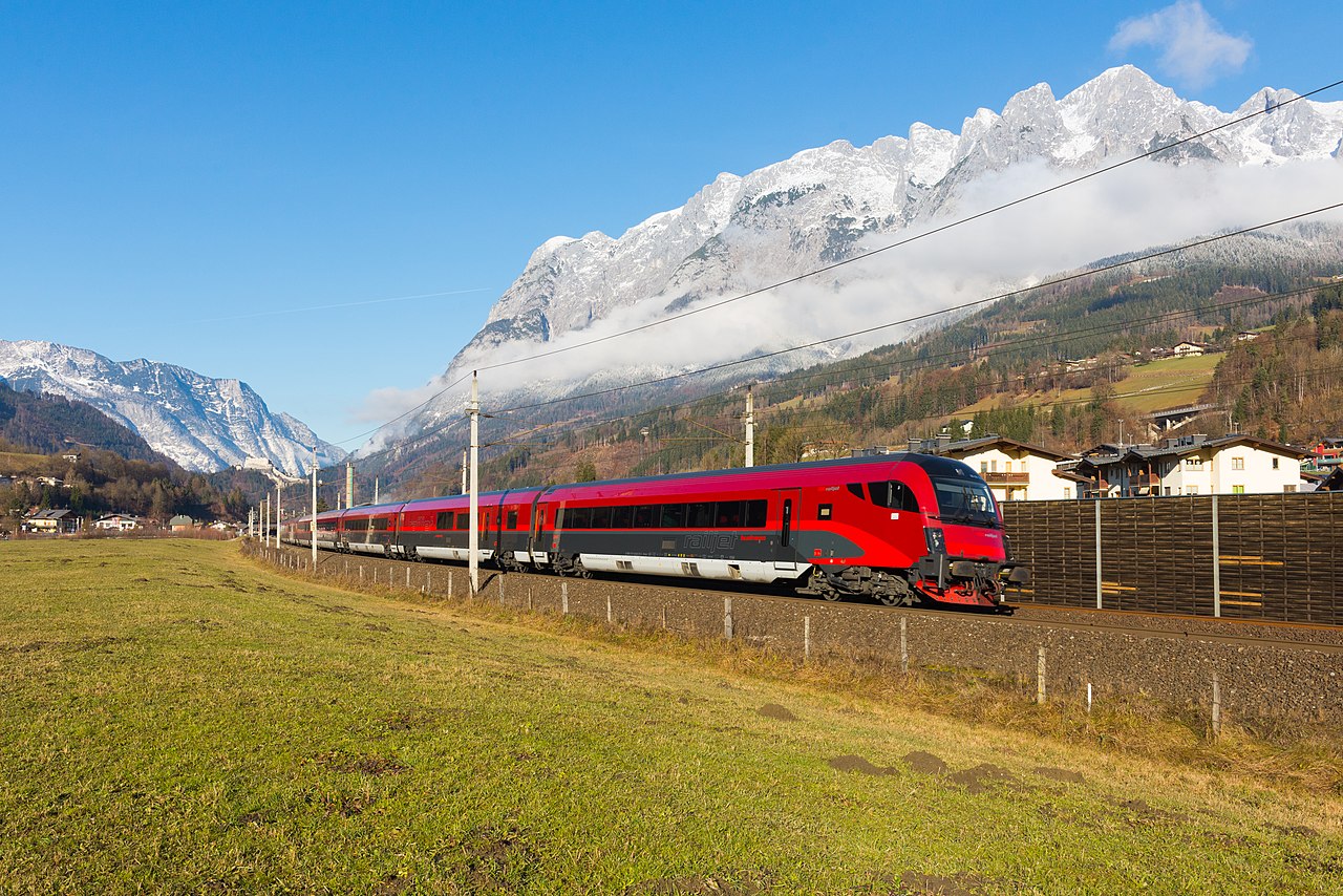 Railjet 1. Generation nahe Pfarrwerfen