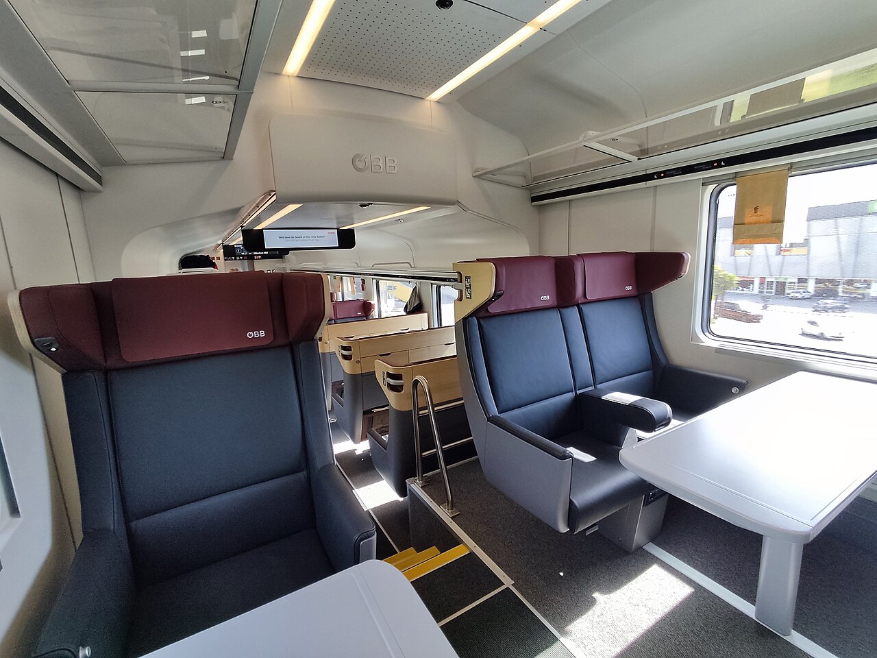 Railjet 2 First Class Innenraum