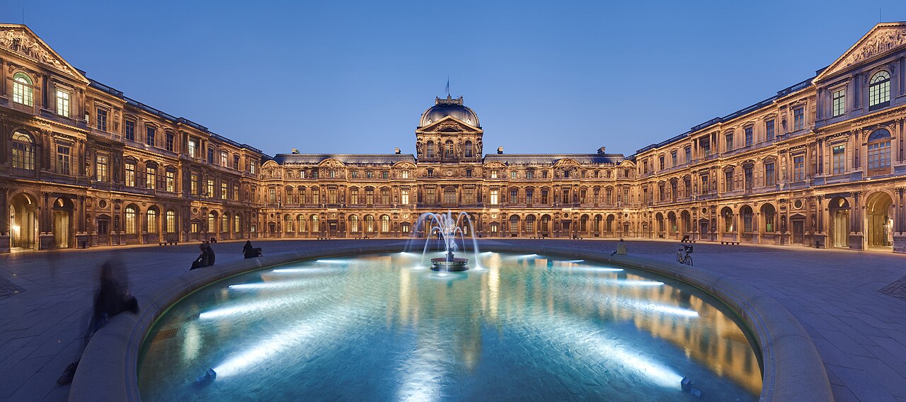 Cour Carrée des Louvre in Paris