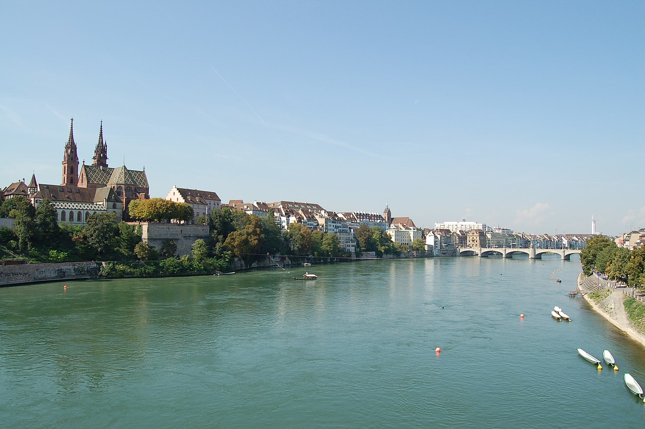 Basel am Rhein mit Münster