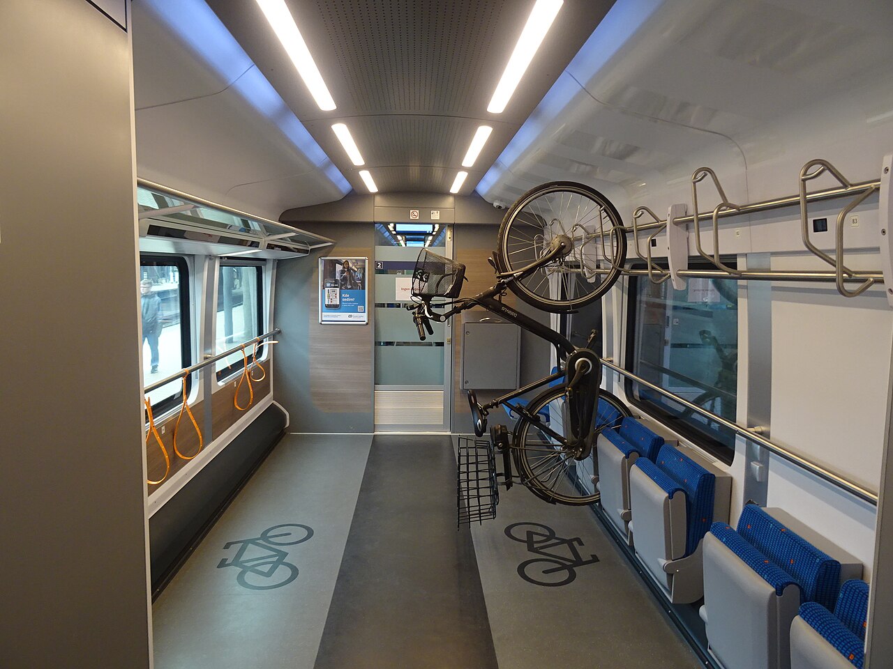 Fahrradbereich im ČD ComfortJet