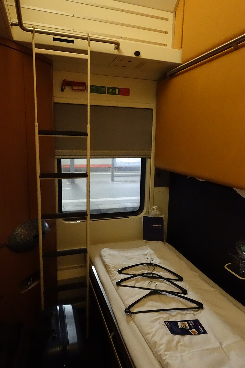 Klassisches Schlafwagenabteil im ÖBB Nightjet