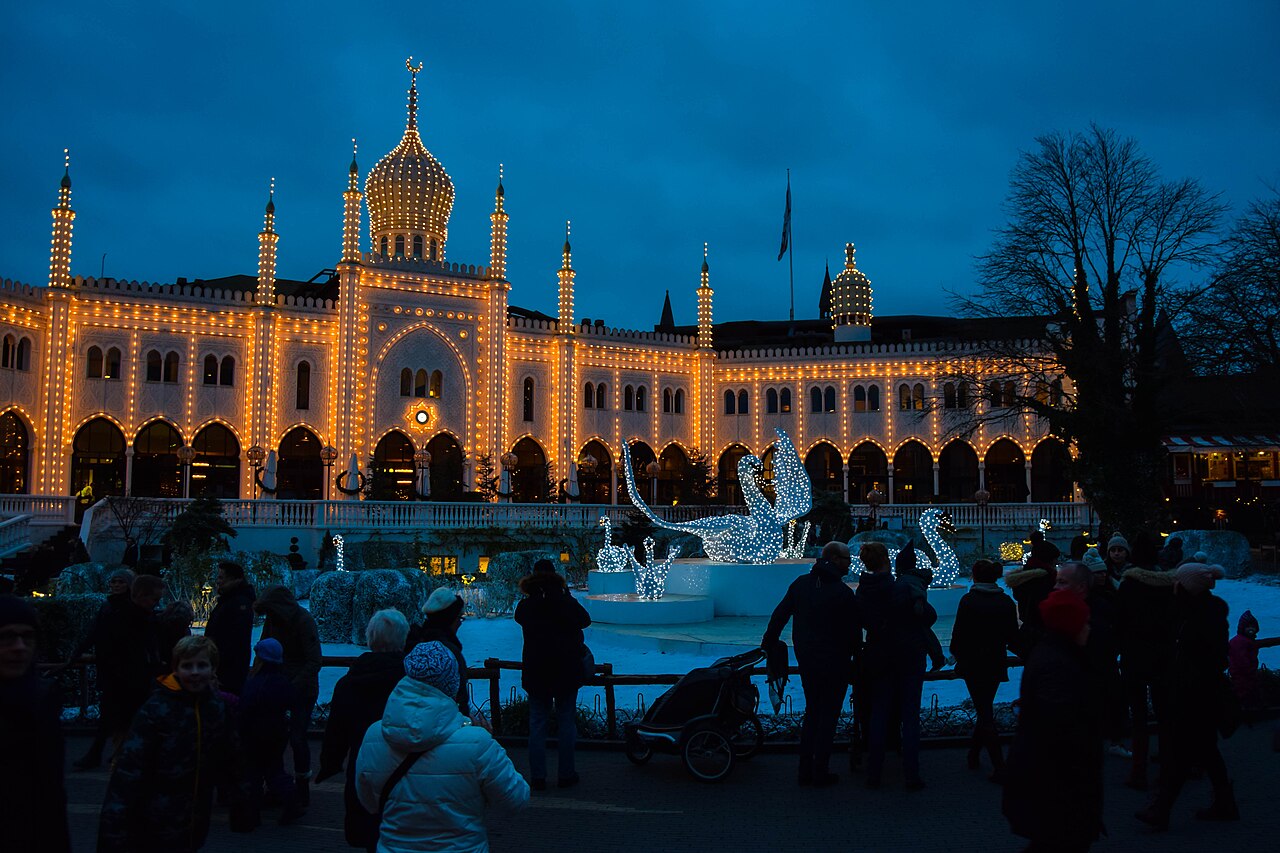 Weihnachtsmarkt im Tivoli in Kopenhagen
