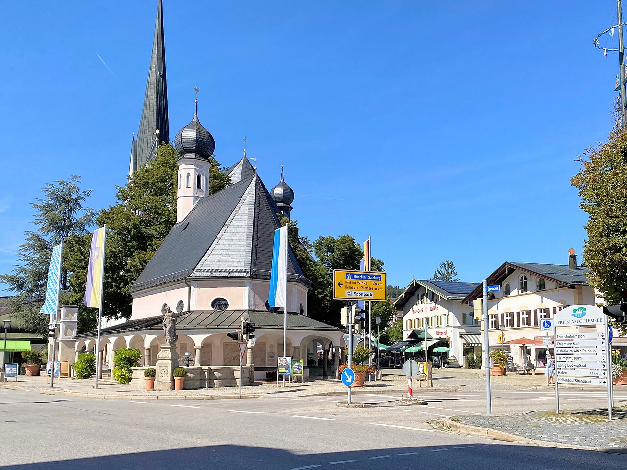 Stadtansicht Prien am Chiemsee