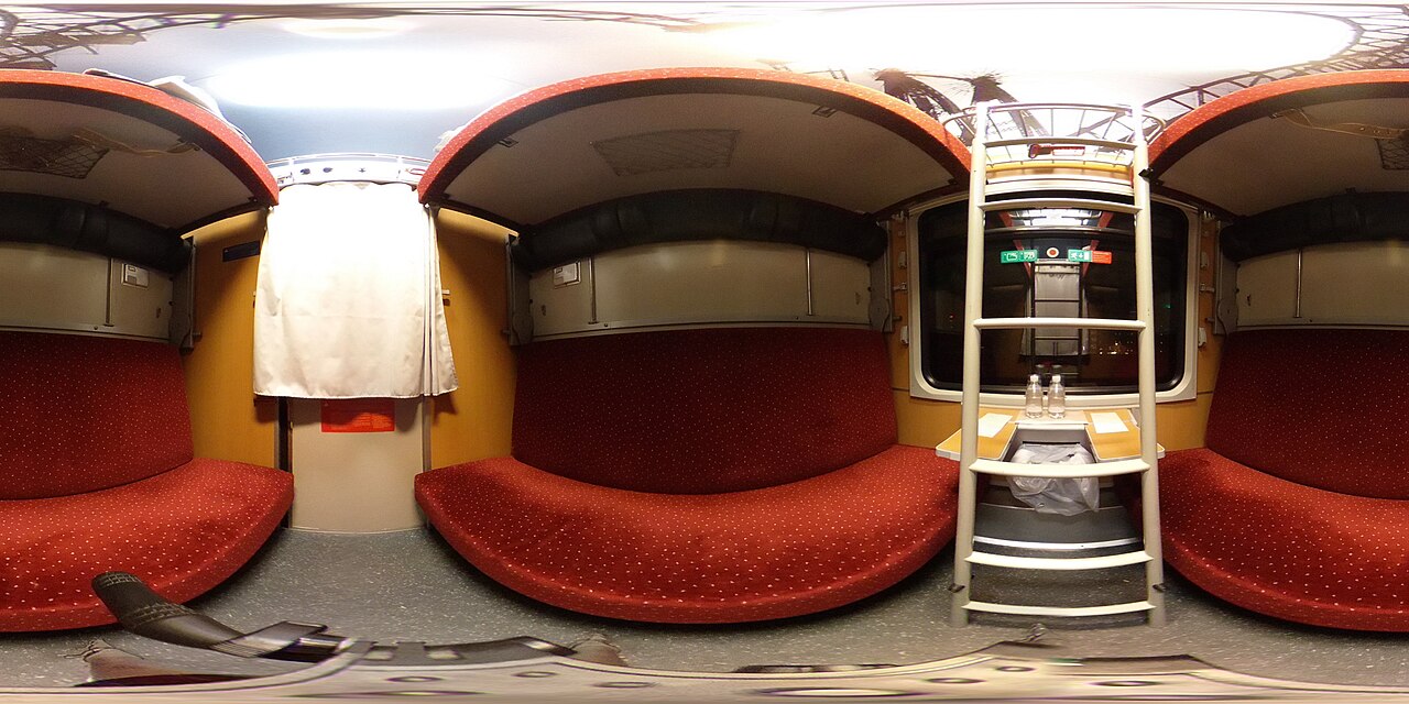 Liegewagenabteil im ÖBB Nightjet